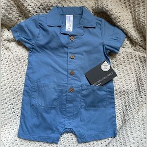 Baby Boy’s NWT Modern Moments by Gerber All-In-One; Blue; Size 0-3 mos.